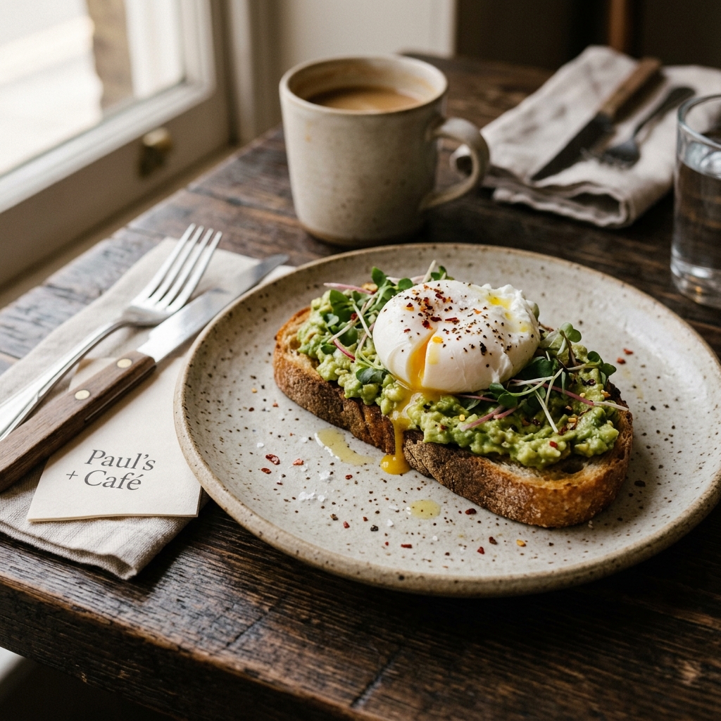Paul's Café Avocado Toast