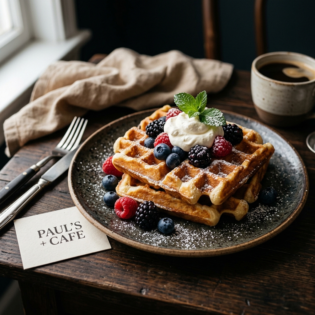 Belgian Waffles — Paul's + Café